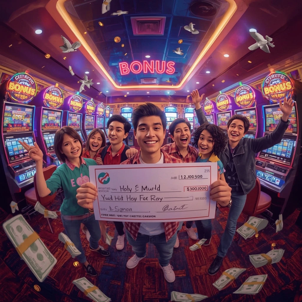 bonus nelle mani di un uomo al casinò Bet2Bet Casino